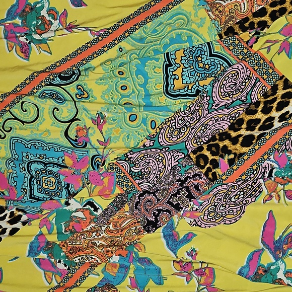 Melissa Paige Colorful Patchwork Maxi Skirt XL - Picture 6 of 7